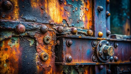 Black Textured Steel Background: Worn Metal Surface Texture for Industrial Design