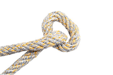 Isolated Rope Knot Close Up