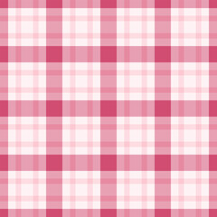 Elegant pink and white plaid pattern.  Perfect for textile designs, website backgrounds, or scrapbooking projects.  Soft, subtle colors create a romantic and versatile aesthetic.