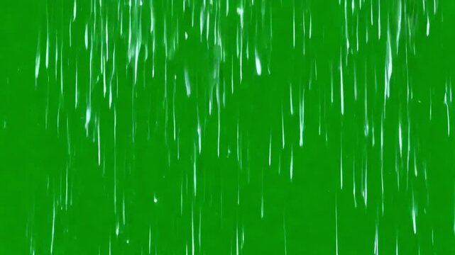 Rain Shower Green Screen ,lightning in the sky,Extreme lightning bolt,