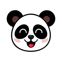 Panda with a smile