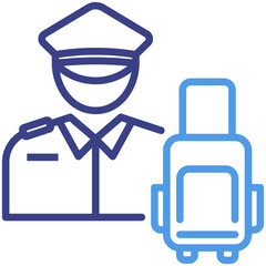 Security Personnel Icon