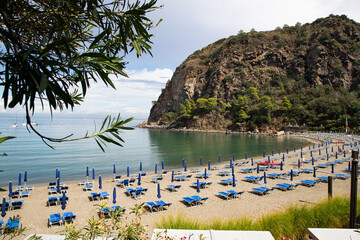 beautiful Negombo beach. Ischia, Italy