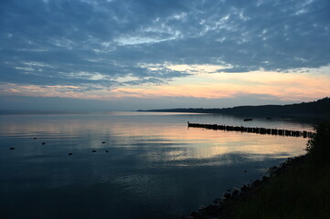 Abend am Stettiner Haff bei Kamminke