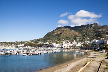 landscape with Forio, Ischia island, Italy