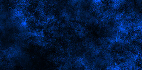 Abstract blue wall grunge background, Nebules blue texture decorative Venetian stucco for backgrounds, deep shiny blue and black dreamlike abstract fantasy under water background, dark blue concrete.