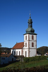 Fototapeta premium Barockkirche St. Laurentius in Kleinsassen