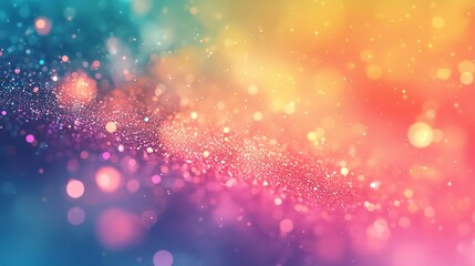 Fototapeta premium Blurred Illustration of Colored Gradient with Noise