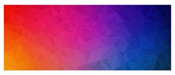 Fototapeta premium Abstract Colorful Geometric Low Poly Background Triangular Mosaic Pattern Gradient Design