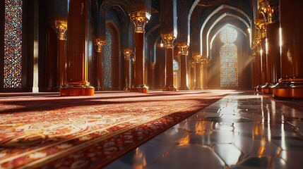 Obraz premium Mosque complex from Birds eyes