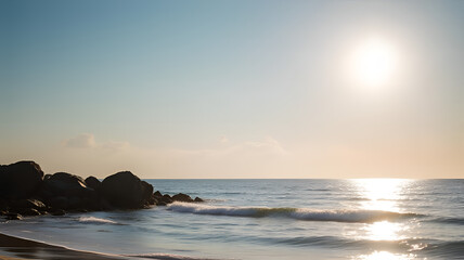 Fototapeta premium Background beach sun
