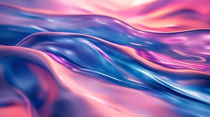 Colorful Fluid Gradient Background Blue with Glass Effects