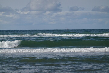 Texel island with the sea