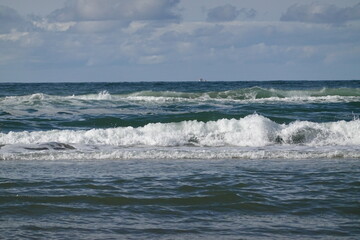 Texel island with the sea