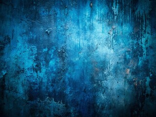 Fototapeta premium Dark Blue Grungy Texture Background - Low Light Photography Stock Photo