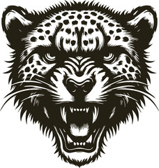 Wild and Dangerous Cheetah Design for Graphic Art Projects
