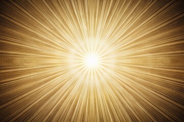 Light Cream Ribbed Rays: Abstract Grainy Space Design Texture Background
