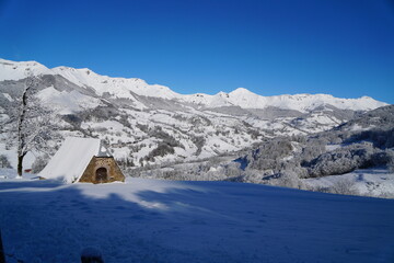 vall&eacute;e de la Jordanne hiver