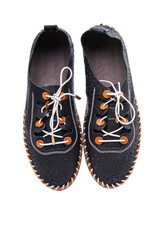 leather women shoes