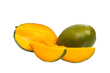 ripe mango isolated