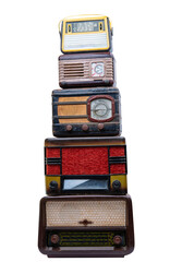 retro radio isolated