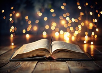 Long Exposure Photography of Illuminated Scripture, Peaceful Night Scene