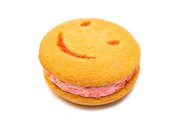 smiley cookies isolated