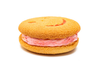 smiley cookies isolated