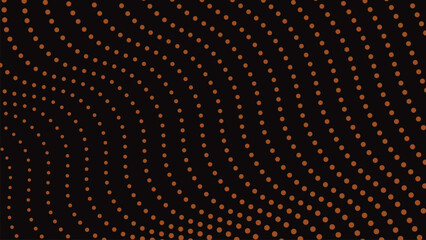 Black orange halftone abstract background for backdrop or presentation