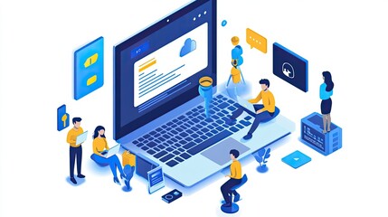 Human resource management and worldwide web recruitment concept, featuring digital platforms, global talent acquisition, and the impact of technology on modern HR practices. 