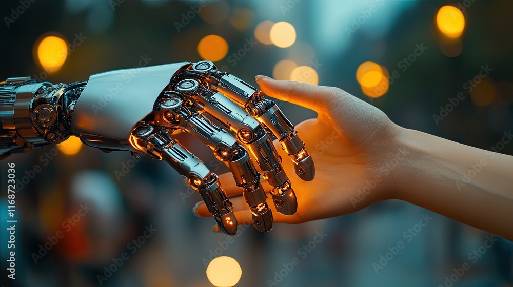 Poster integrating cloud computing and ai for scalable and efficient business operations, enabling growth t