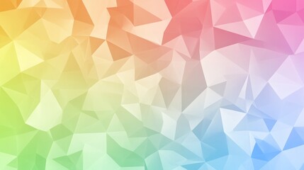 Obraz premium A colorful, abstract geometric background with a gradient of hues.