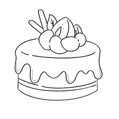 Strawberry cake