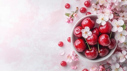 Juicy Cherries & Delicate Blossoms: A Springtime Delight!