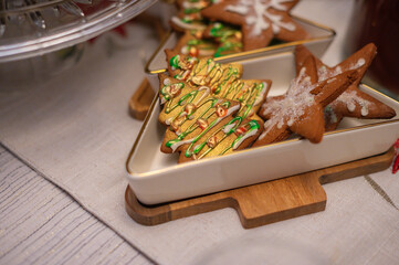 Polish culture Christmas diner, copy space background image, traditional dinner