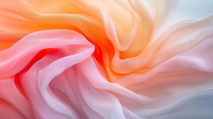 Obraz premium Swirling Pastel Fabric: A Symphony of Soft Hues