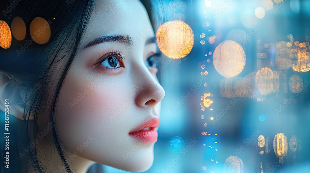 Poster personalized customer experiences driven by ai analytics and automation, creating targeted marketing