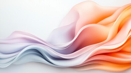 Serene Pastel Waves: A Symphony of Color and Flow