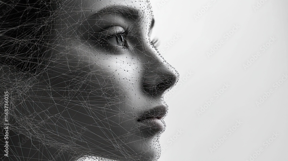 Poster predictive modeling powered by ai to identify future trends and opportunities for business growth.