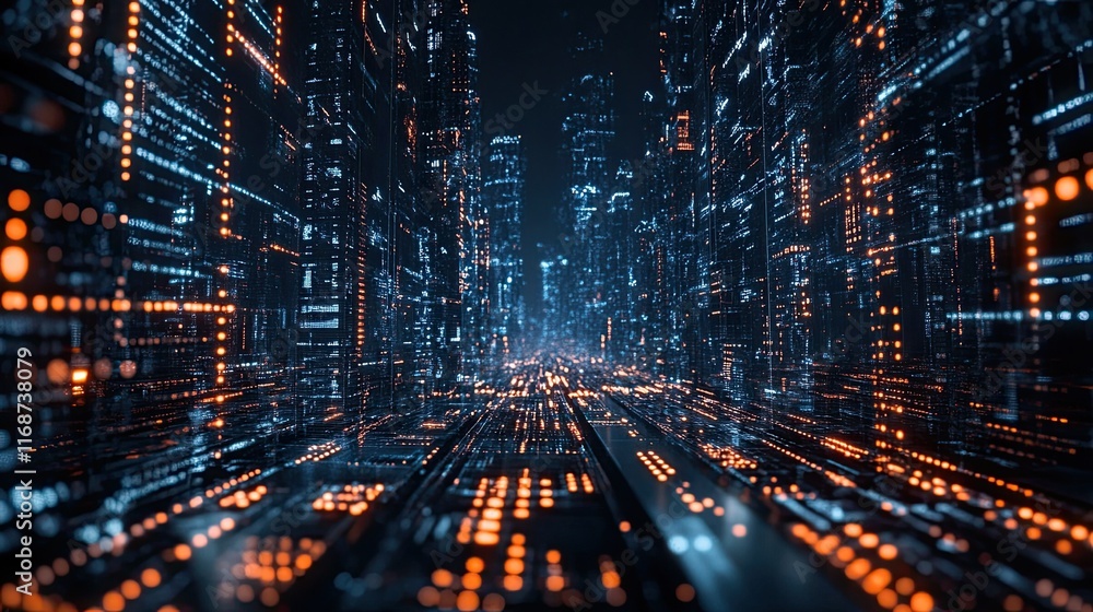 Poster real-time data analytics improving business decisions, operational strategies, and performance monit