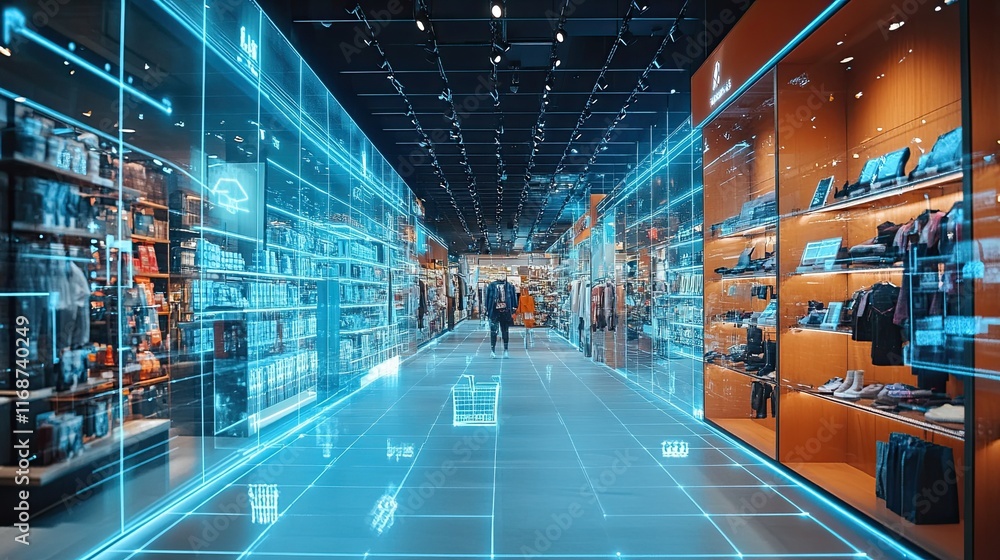 Poster retailers using digital twins for store layout simulations, improving space optimization and product