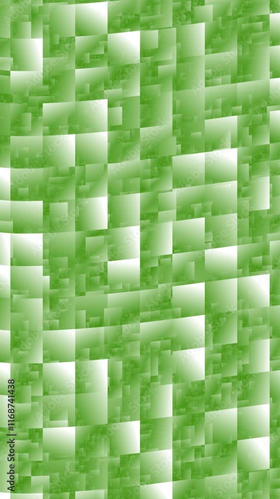 Poster abstract vertical green wave motion background seamless loop video