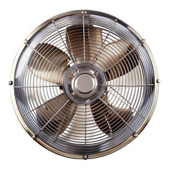 Electric fan isolated on white background