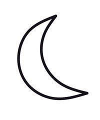 moon drawing (crescent moon) 