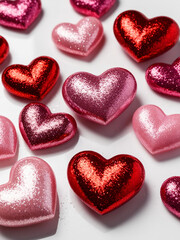 Fototapeta premium heart shaped candies
