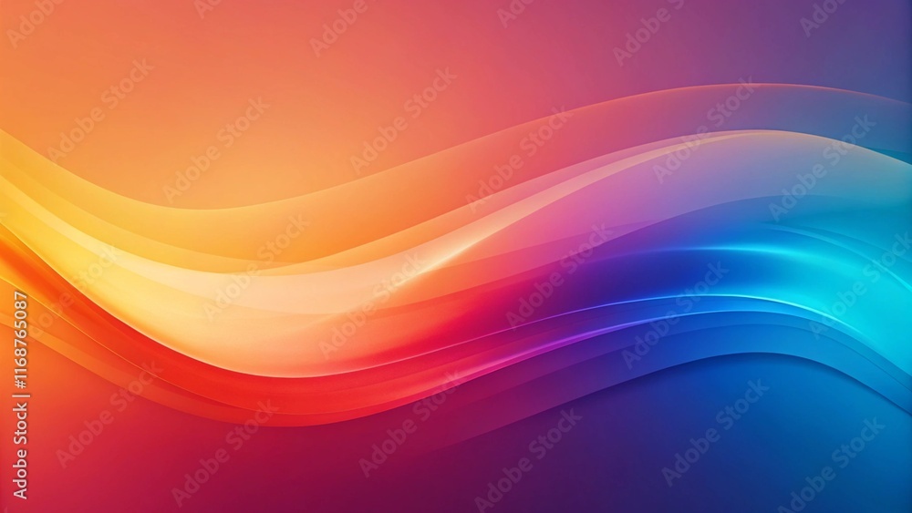 Fototapete design a minimalist background with a soft noise effect. use vibrant and rich colors, blending smoot