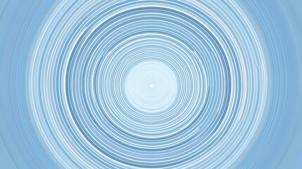 Abstract concentric circles in shades of blue