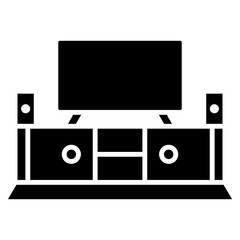 Fototapeta premium television icon