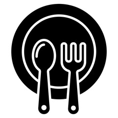 dinner plate icon
