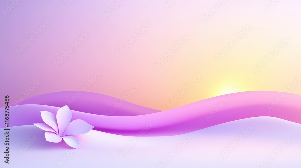 Poster A smooth gradient transition from soft lavender to deep purple, resembling plain paper with no patterns or texture, creating a calming background.